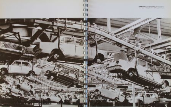 Fiat Mirafiori 1966 Productionprogram "Fiat in Photographs" Carbrochure (9059)